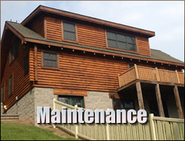  Ider, Alabama Log Home Maintenance